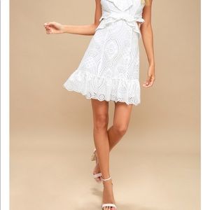 White astr the label dress